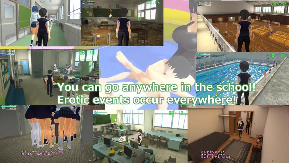 8266[3D/逆推/动态]女性统治的大学生活 Femdom University Life 完整版 外挂汉化[PC+安卓盖世]