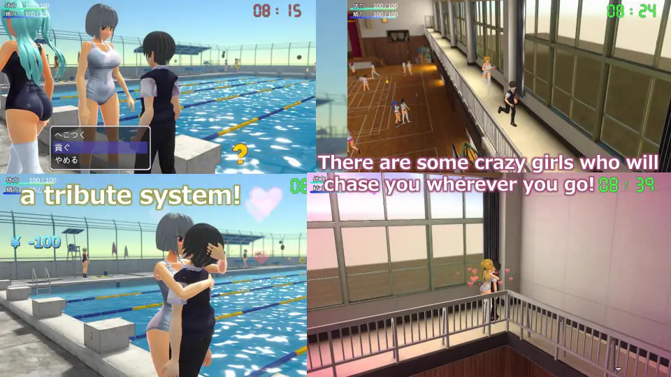 8266[3D/逆推/动态]女性统治的大学生活 Femdom University Life 完整版 外挂汉化[PC+安卓盖世]