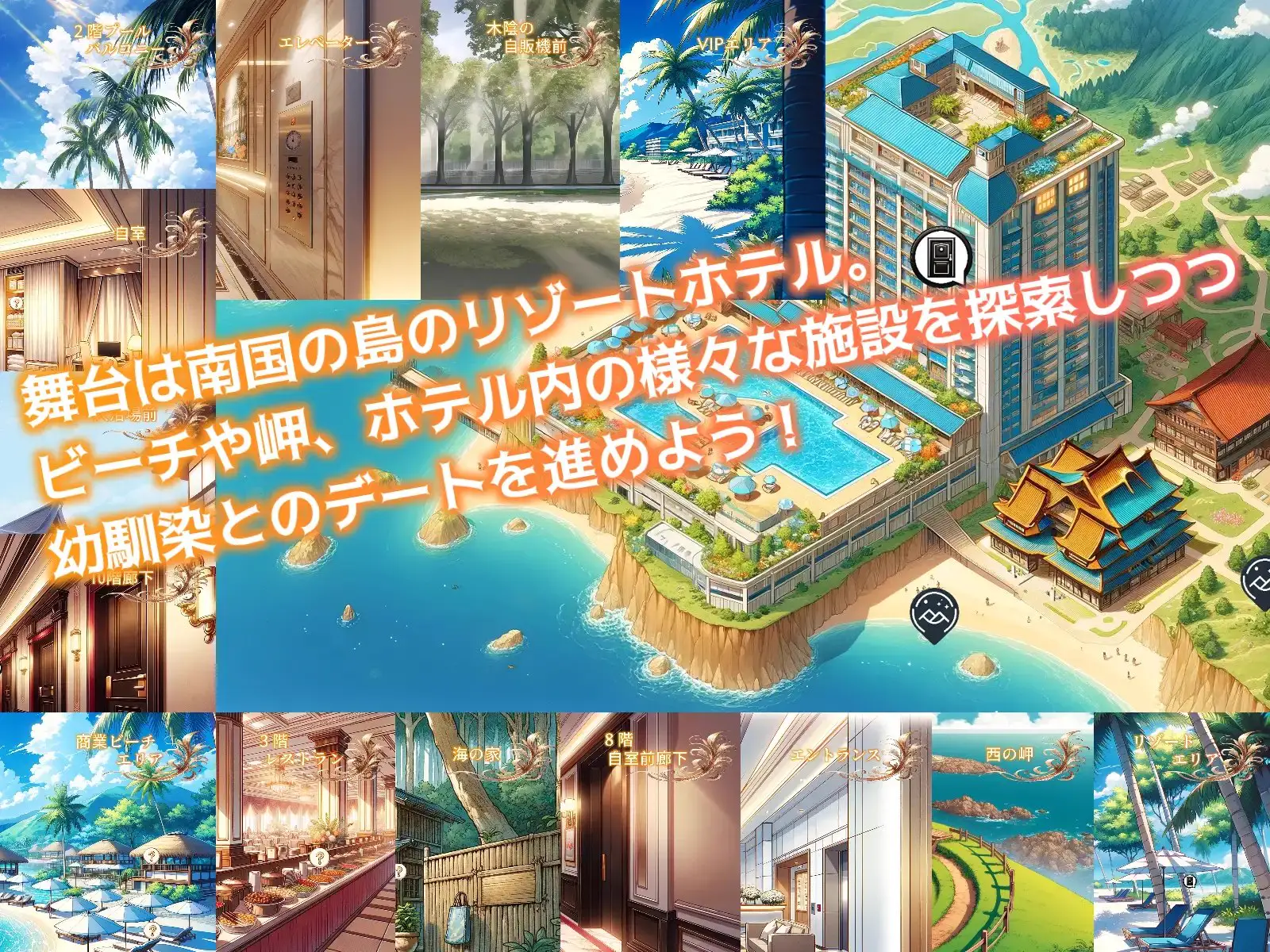 8433[日式SLG] 一个夏天的回忆 ～诱惑我的褐色坏女人们～ ひと夏の思い出 ～僕を誘惑する褐色の悪女たち～ v24.11.24 AI汉化版+全回想存档 [1.20G][PC+安卓mtool]