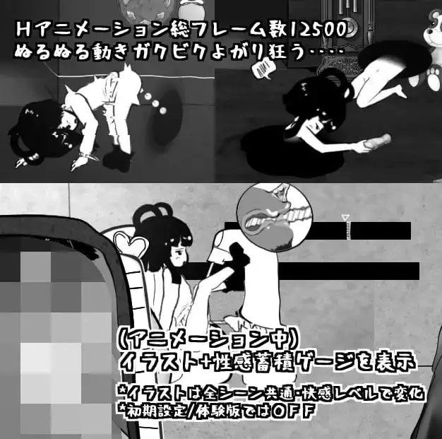 8429[冒险SLG/机械X/动态] 无法连续高潮就无法离开的房间 連続絶頂しなければ出られない部屋 正式版 [210M]