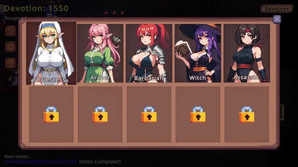 8854【RPG/像素动态/官中步兵】地牢献身 Dungeon Devotion v1.6 官方中文步兵版[PC+安卓盖世]