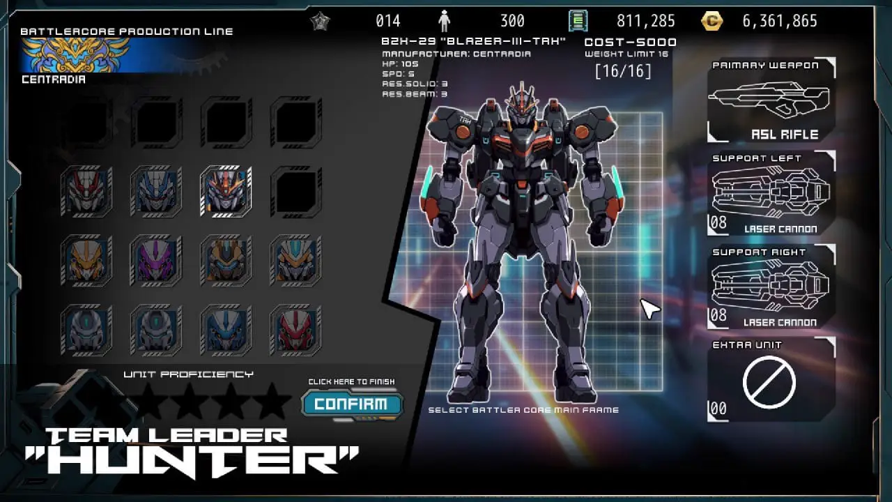 10422[ACT/机甲战斗/动态/科幻]战斗核心：烈焰队 BATTLERCORE: TEAM BLAZER v1.0.7.2 AI汉化步兵版8467