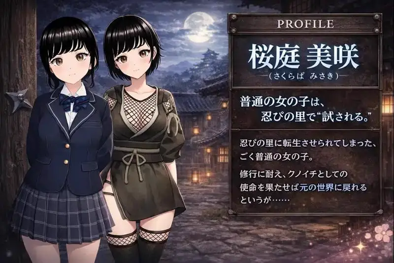 8692[冒险RPG/异世界] 女忍者的心得就是要忍受羞耻感！? くのいちの心得は恥ずかしさに耐えることです！? 内嵌AI汉化版+作弊码 [PC+安卓1.10G]