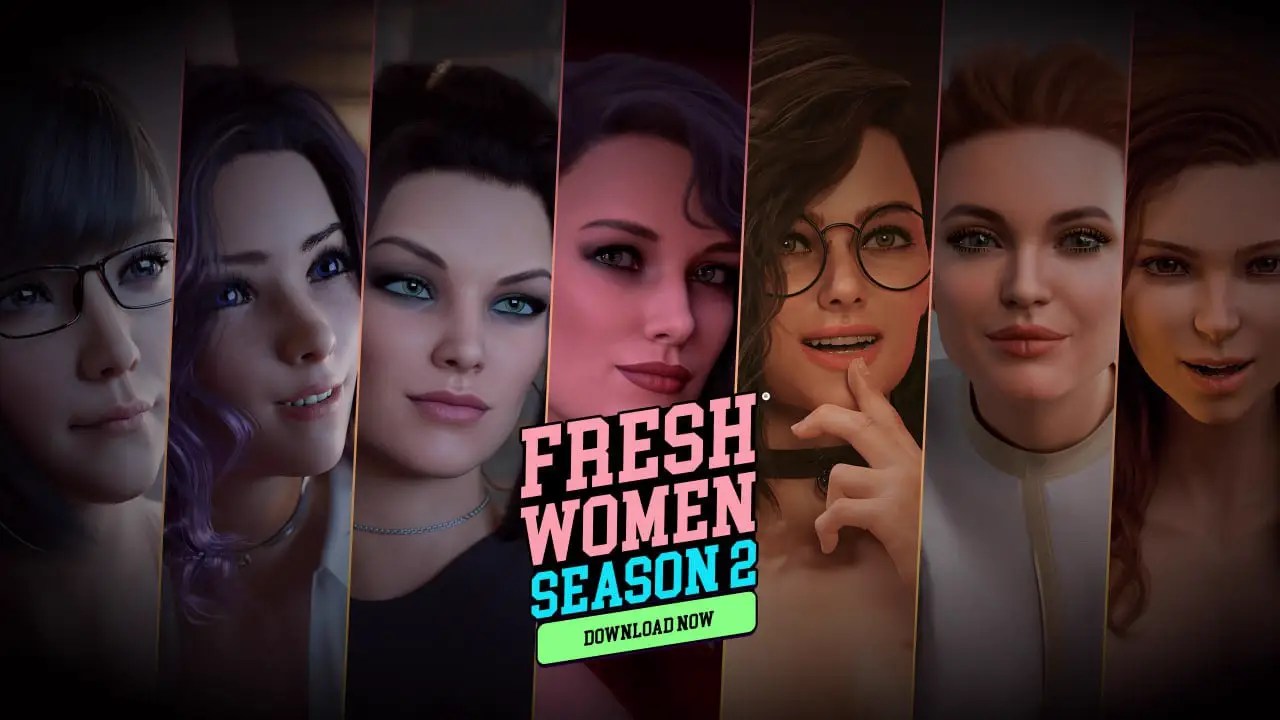 5227[神作欧美SLG]新生也疯狂FreshWomen Season 2 + Season 1–第2季 + 第1季最终支持者版 官中步兵/PC+安卓