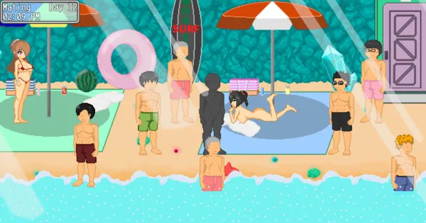 10028[爆款SLG/像素动态]大叔的暑假 My Summer Vacation おじさんの夏休み steam官方中文步兵版[PC+安卓]9733