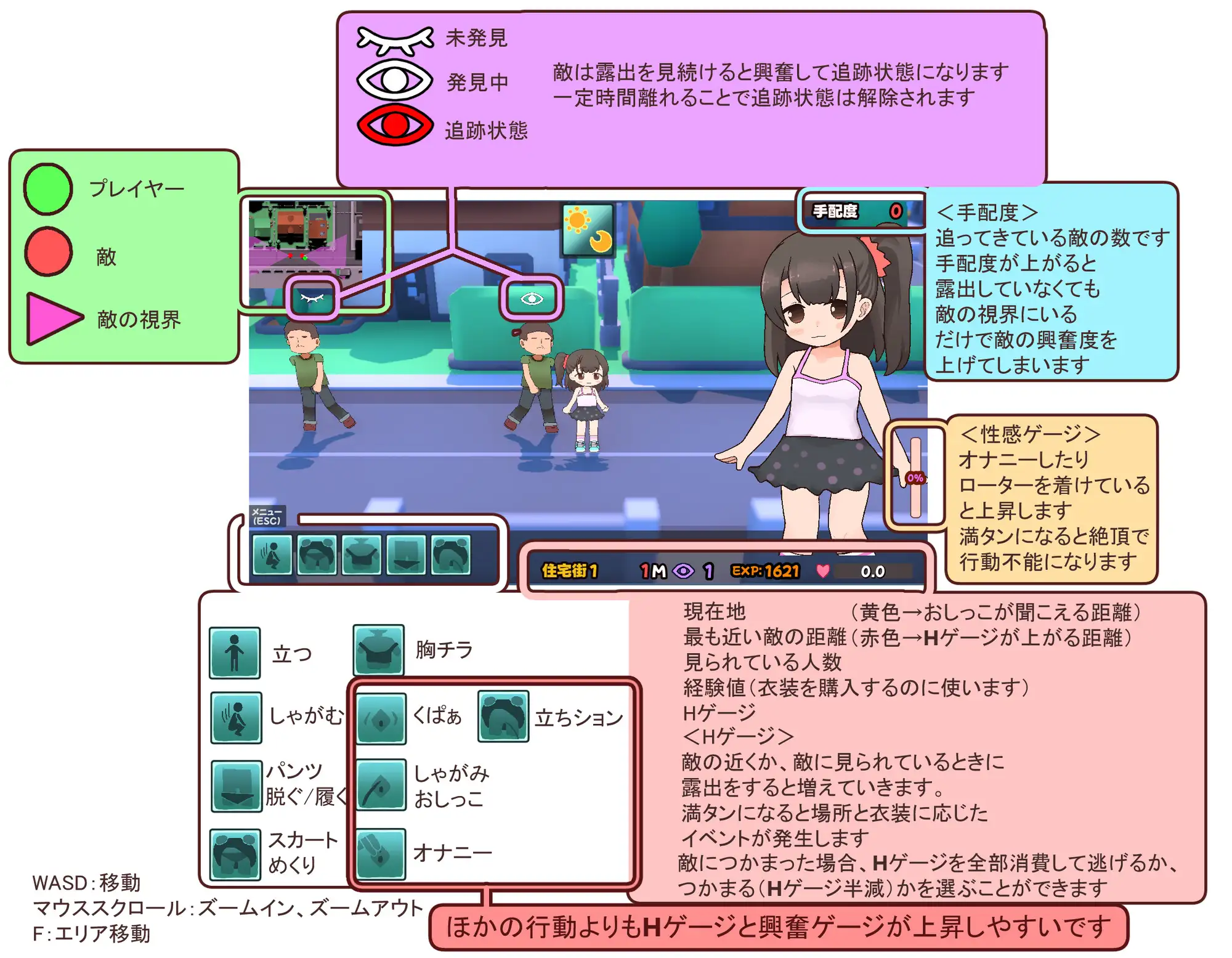 9174[SLG/露出]心跳加速！野外露出日记 ドキドキ！野外露出日記 v25.12.23 生肉 [PC+安卓盖世]