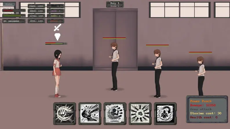 9236[日系SLG/打屁股]spankbot三部作品合集HallMonitor KunoichTrainer MaidDuel 官中[PC+安卓joi]