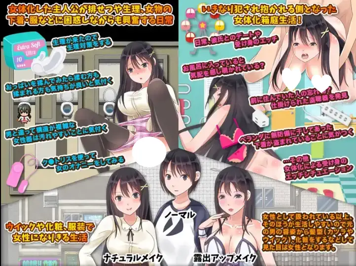 6378[日式RPG] 醒来后我变成女孩子了 — 我的女人生活 V1.0 内嵌AI汉化版 [PC+安卓940M]