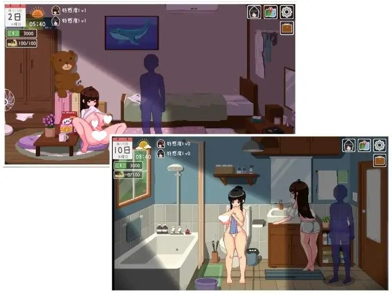 16031[SLG/像素动态]乐园日常 楽園の日々 v1.0 AI汉化[PC+安卓盖世]