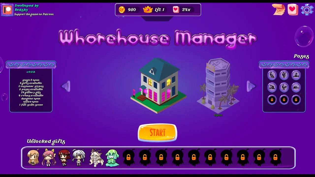 9126[SLG/经营/肉鸽]妓院经理 Whorehouse Manager v1.1.0 生肉步兵版 [PC+安卓]