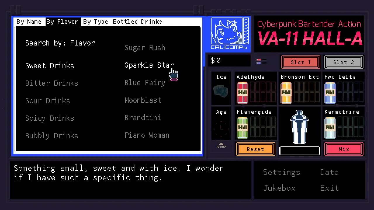 sVA-11 HALL-A：赛博朋克酒保行动|VA-11 Hall-A: Cyberpunk Bartender Action
